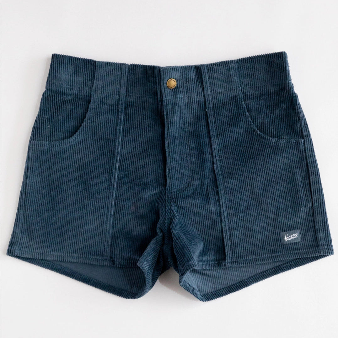 Stretch Corduroy Short: Navy