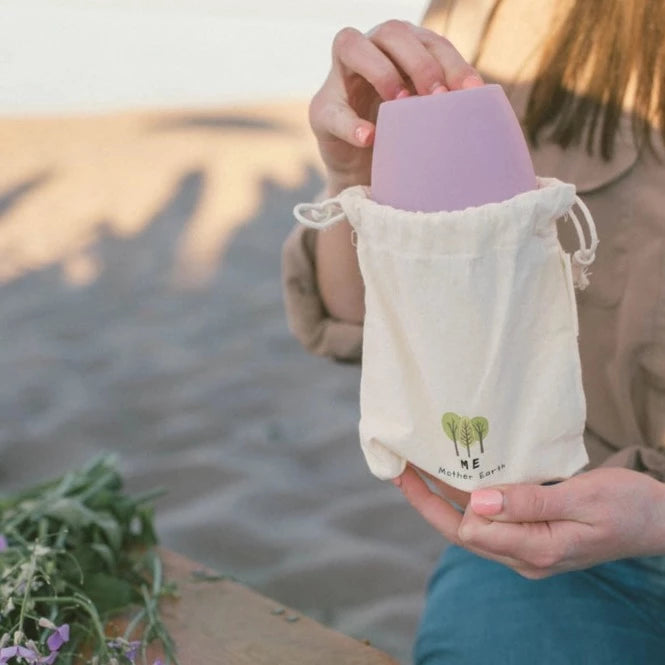 Travel Silicone Wine Glass: Purple