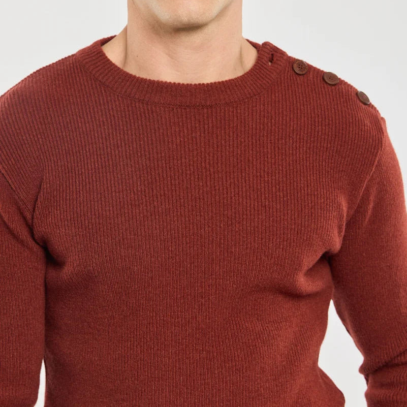 Sailor Sweater L/S: Ketchup Heather