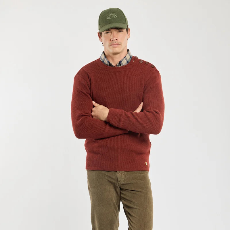 Sailor Sweater L/S: Ketchup Heather