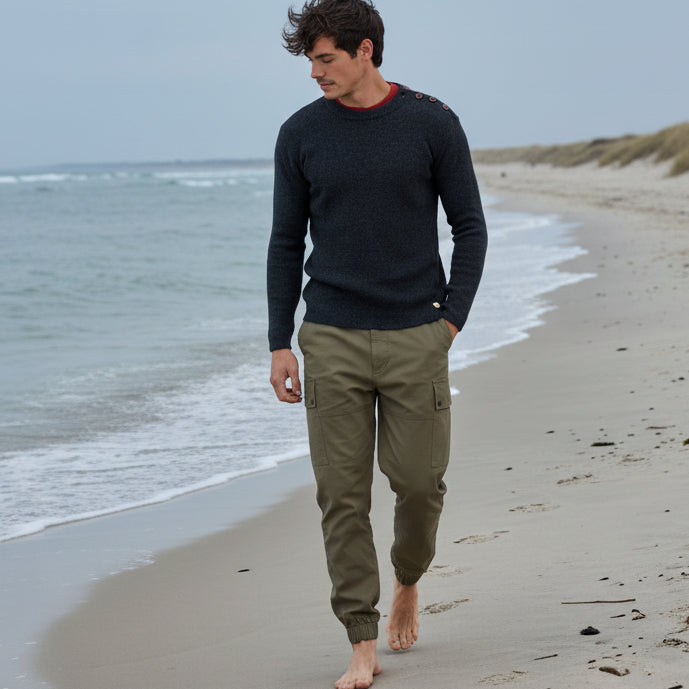 Sailor Sweater L/S: Charcoal Heather