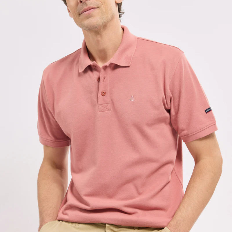 Solid Polo S/S: Brick Dust