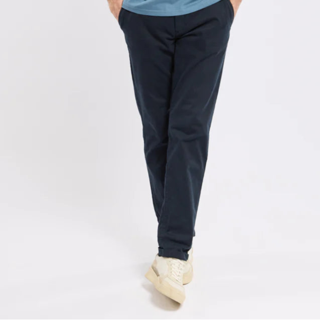 Straight Cut Chino: Navy