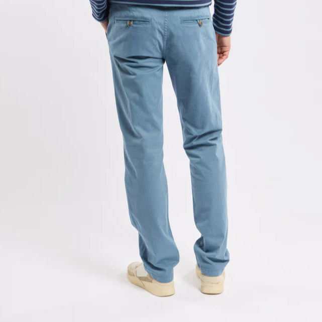 Straight Cut Chino: Bluefin