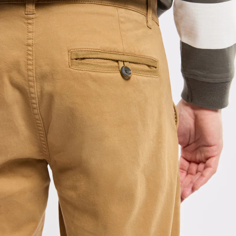 Straight Cut Chino: Camel