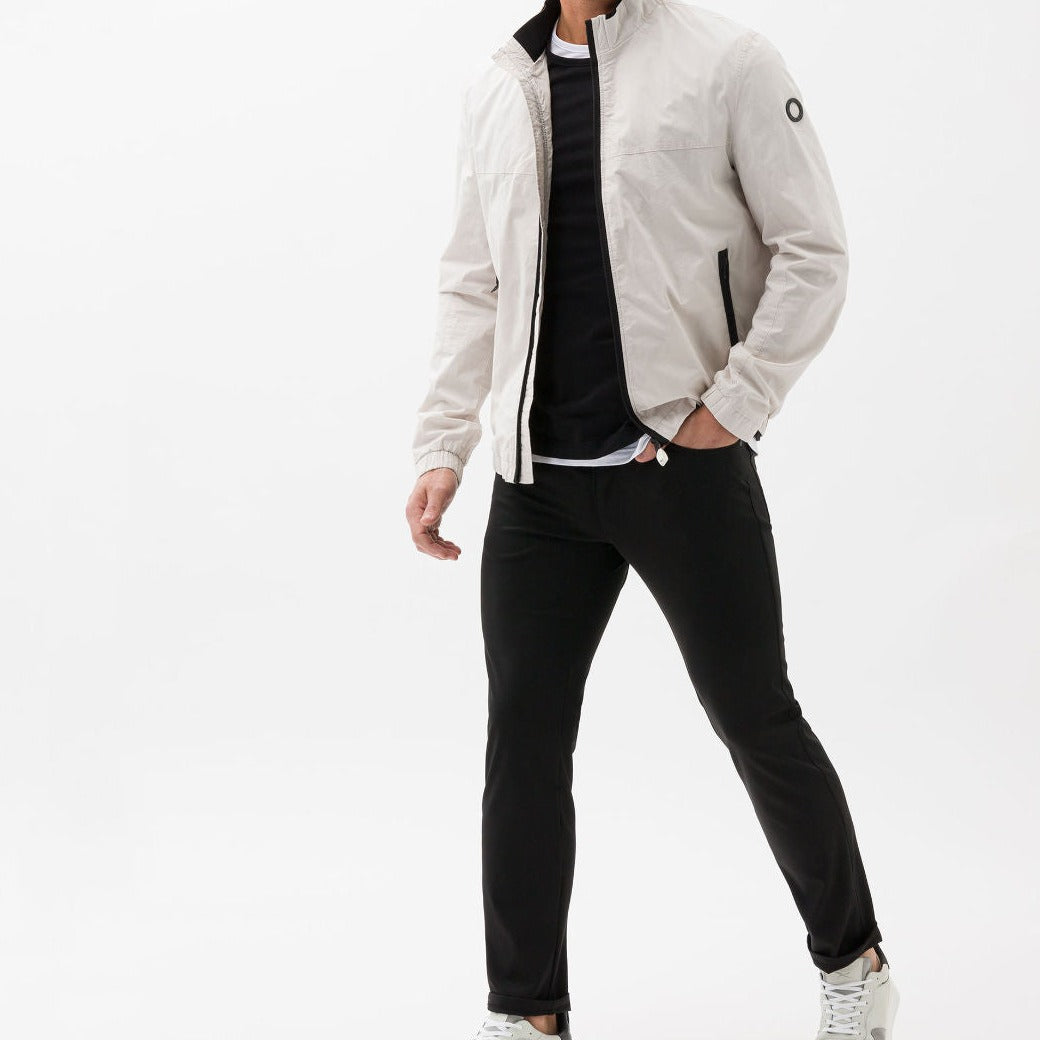 Chuck 5-Pocket Stretch Jersey Pant: Black