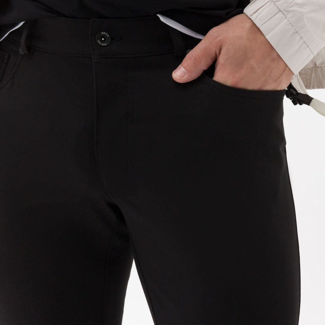 Chuck 5-Pocket Stretch Jersey Pant: Black