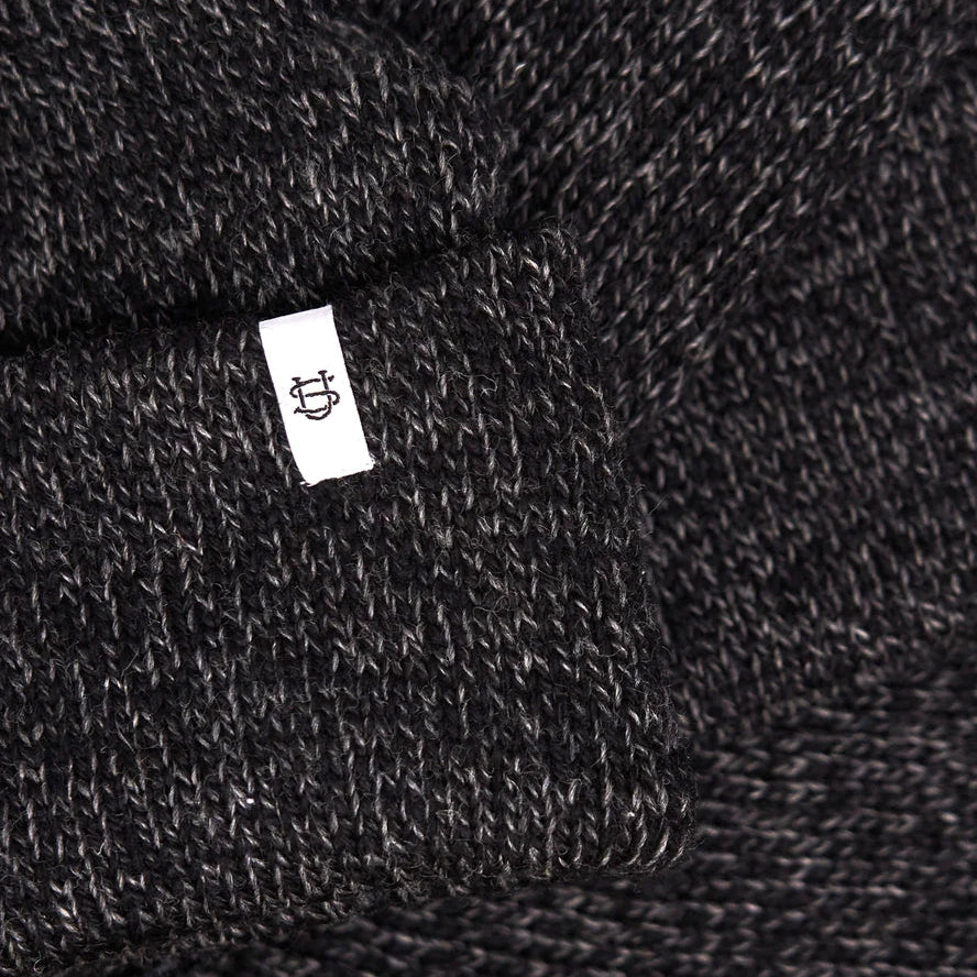 Wool Beanie: Black