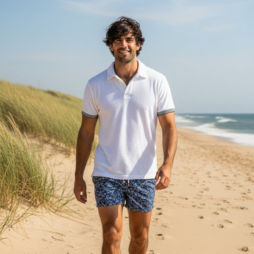La Playa Terry Polo: White