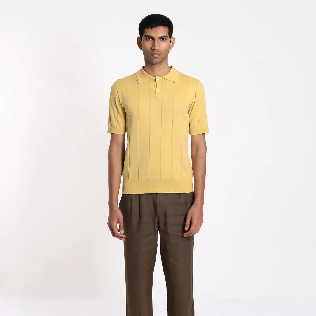 Jacobs Polo S/S: Yellow