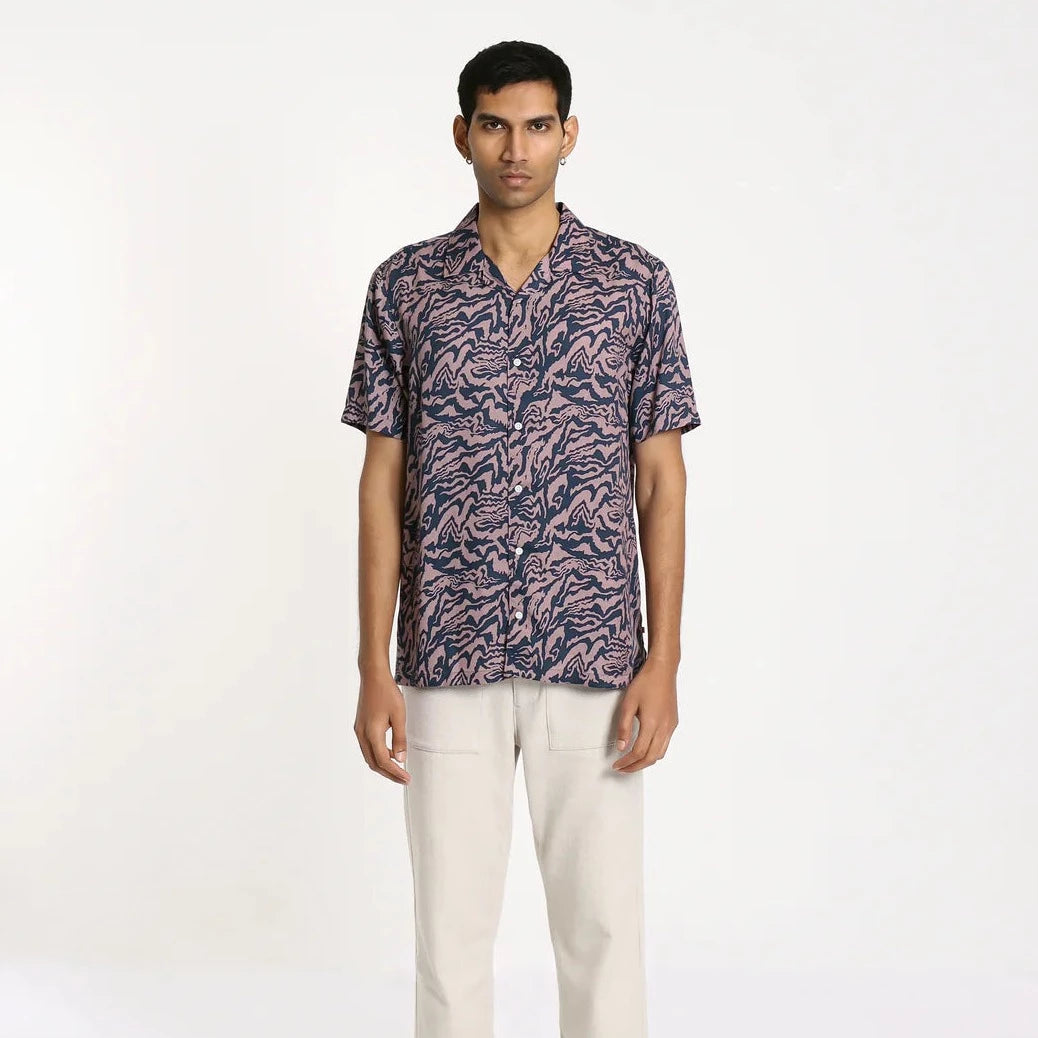 Stachio Shirt S/S: Animal Print