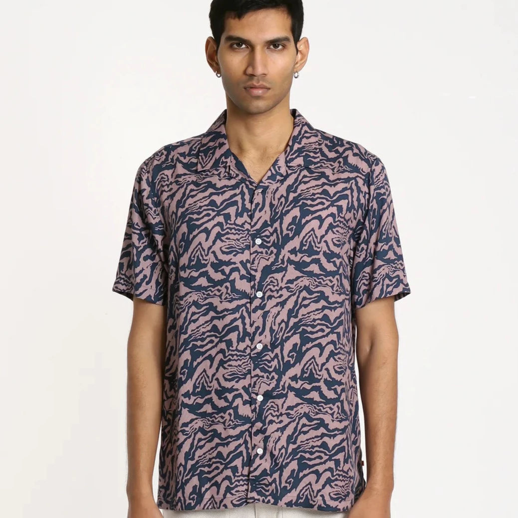 Stachio Shirt S/S: Animal Print