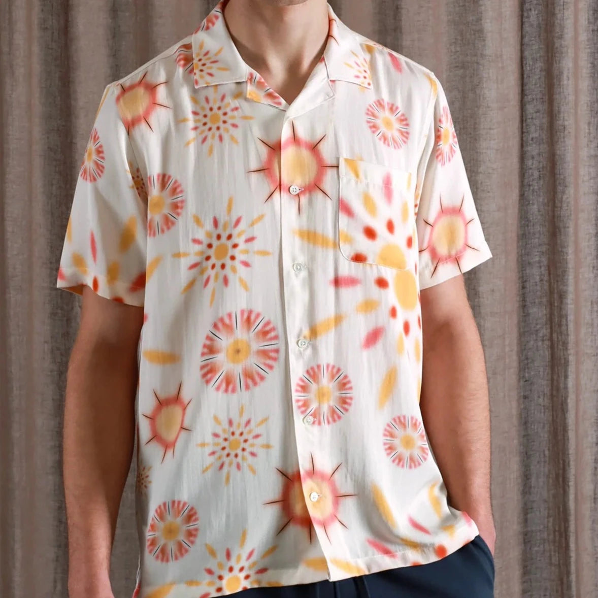 Stachio Floral Splash Shirt S/S