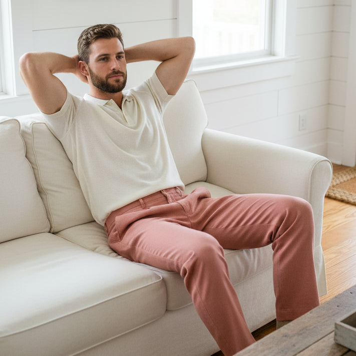 Ryder Trouser: Lt. Pink