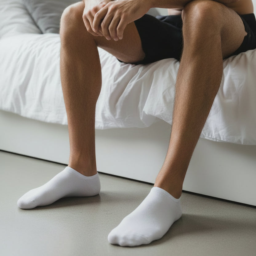 Psycho Bunny Sport Socks: White