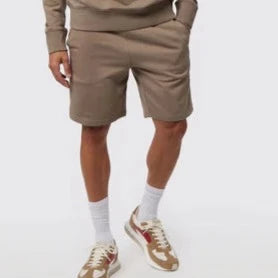 French Terry Short: Antique Taupe