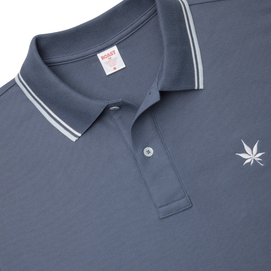 1983 Tipped Pique Polo S/S: Vintage Navy