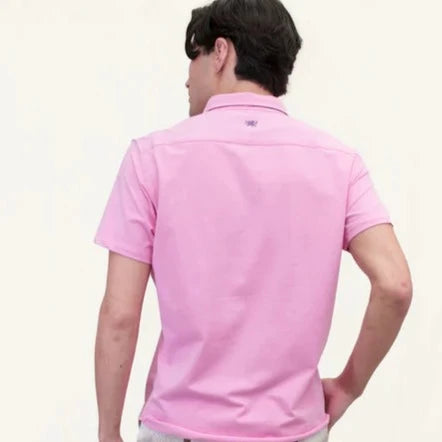 Todd Knit Shirt S/S: Pink