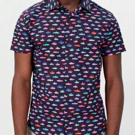 George Subs Shirt S/S: Navy