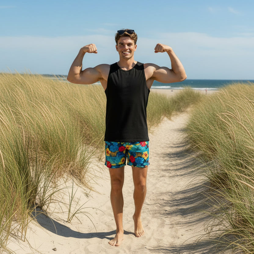 Athletic / Lounge Tank: Black