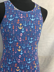 Jumbled Anchors Tank: Navy