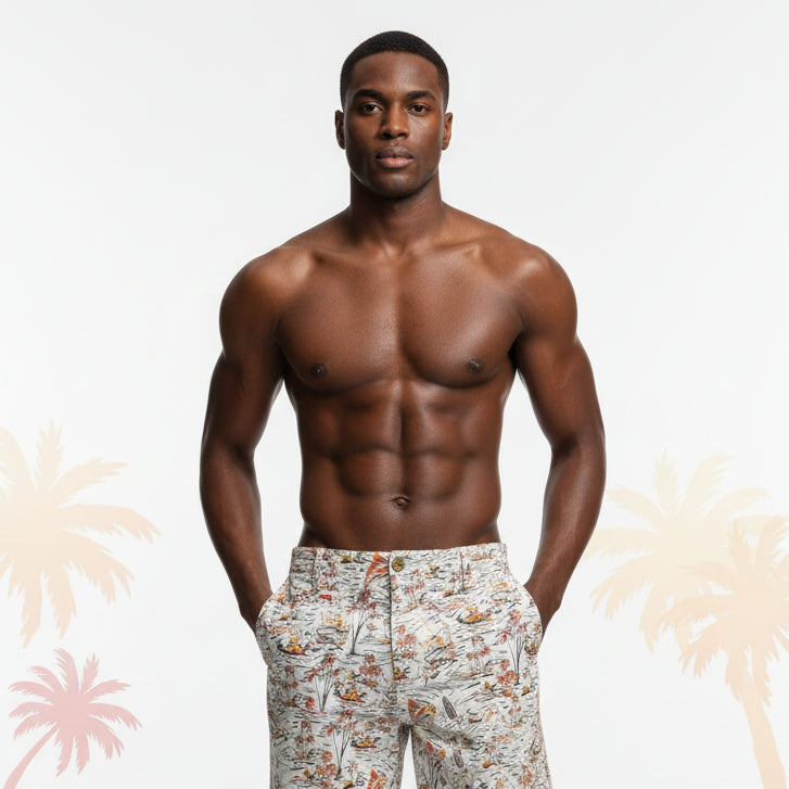 Tropical Island Stretch Short