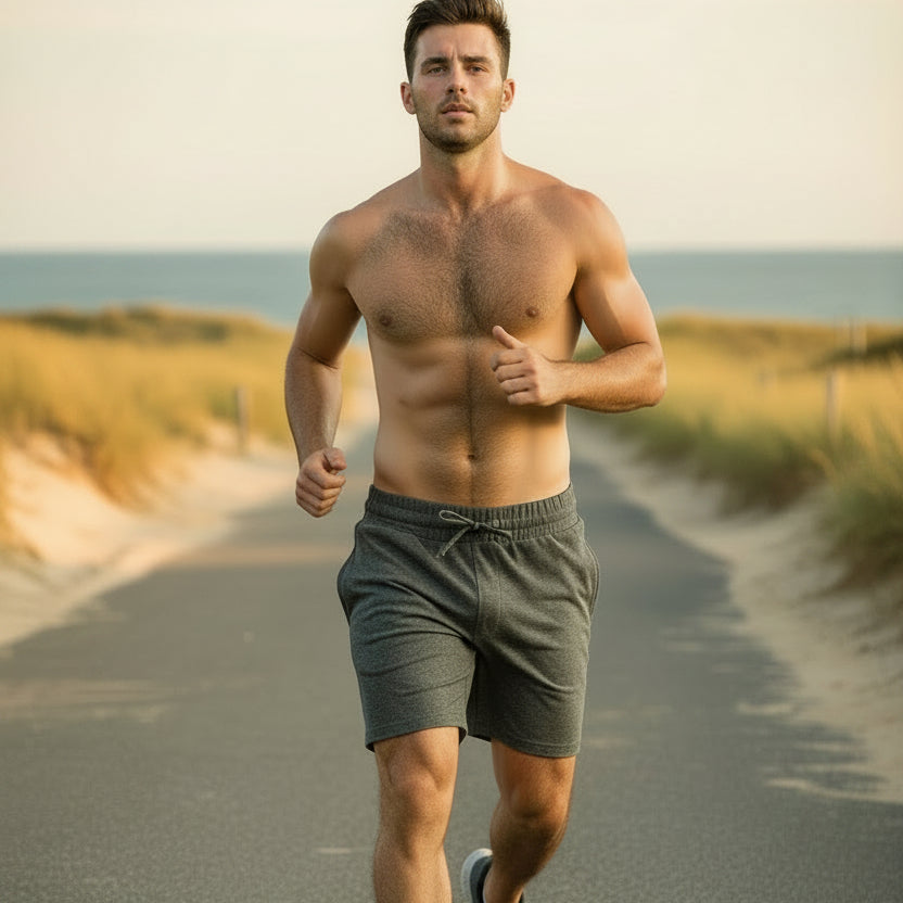 Athletic / Lounge Short: Charcoal