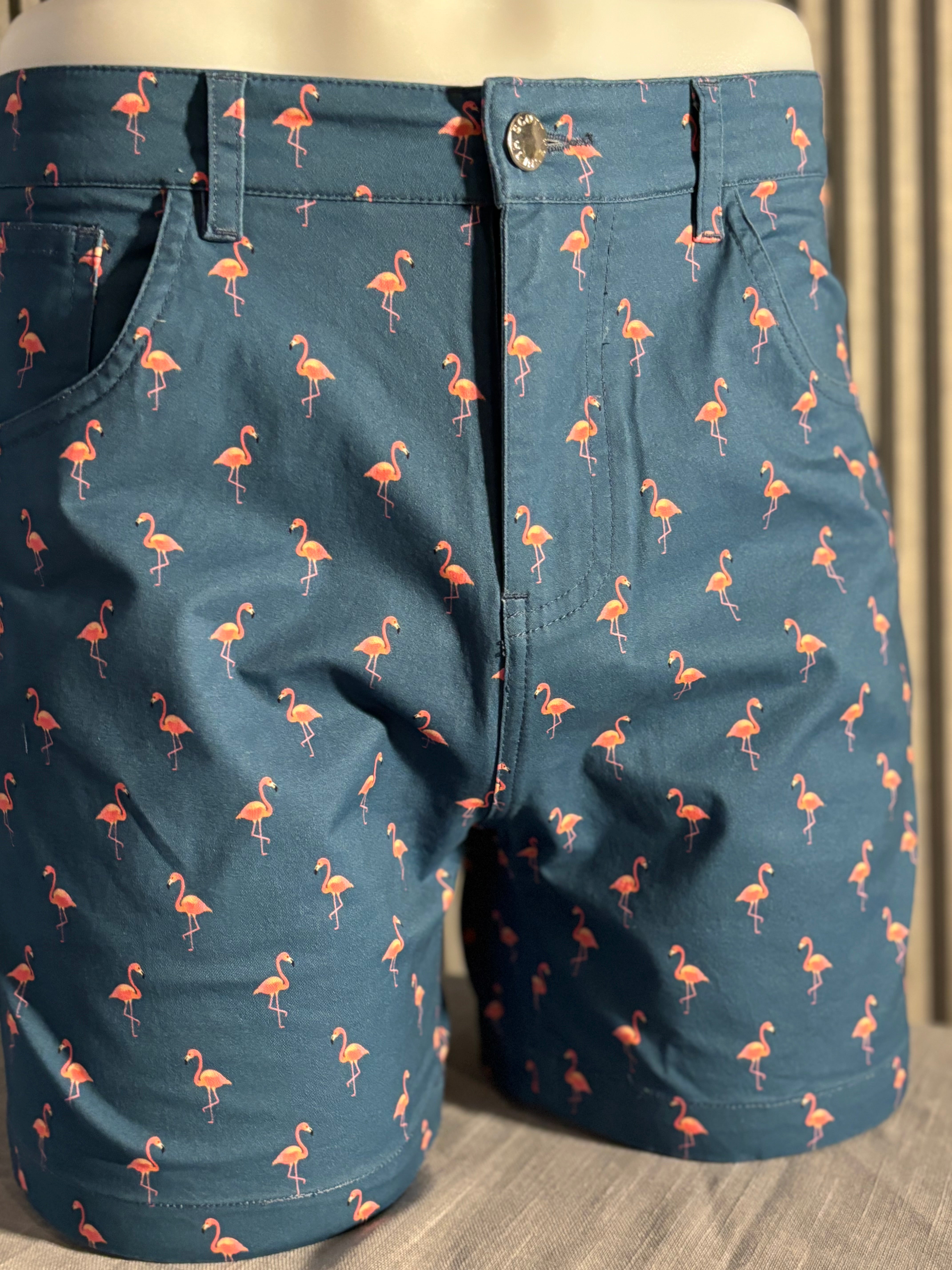 Palm Springs Short: Sapphire Flamingo