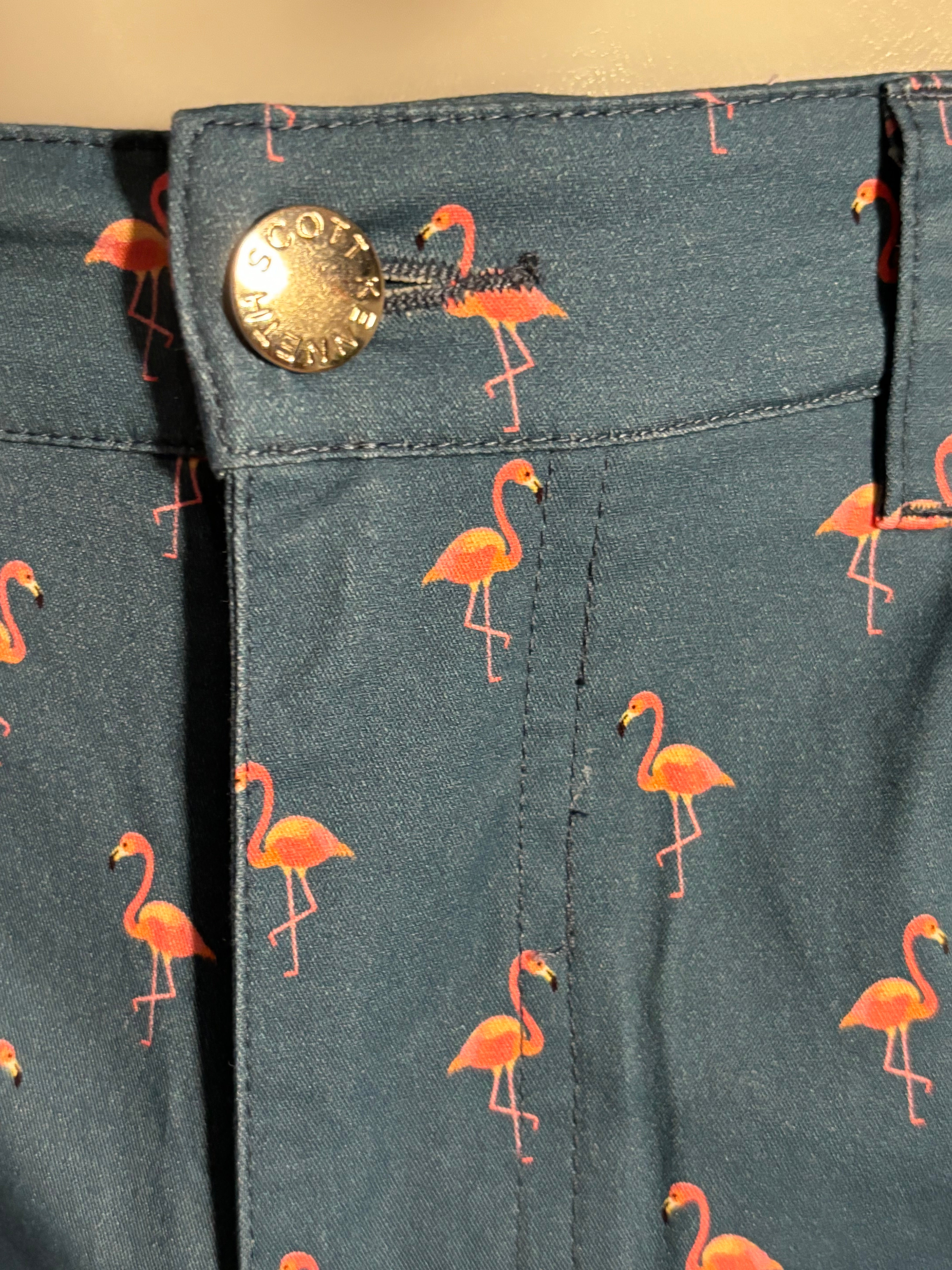 Palm Springs Short: Sapphire Flamingo