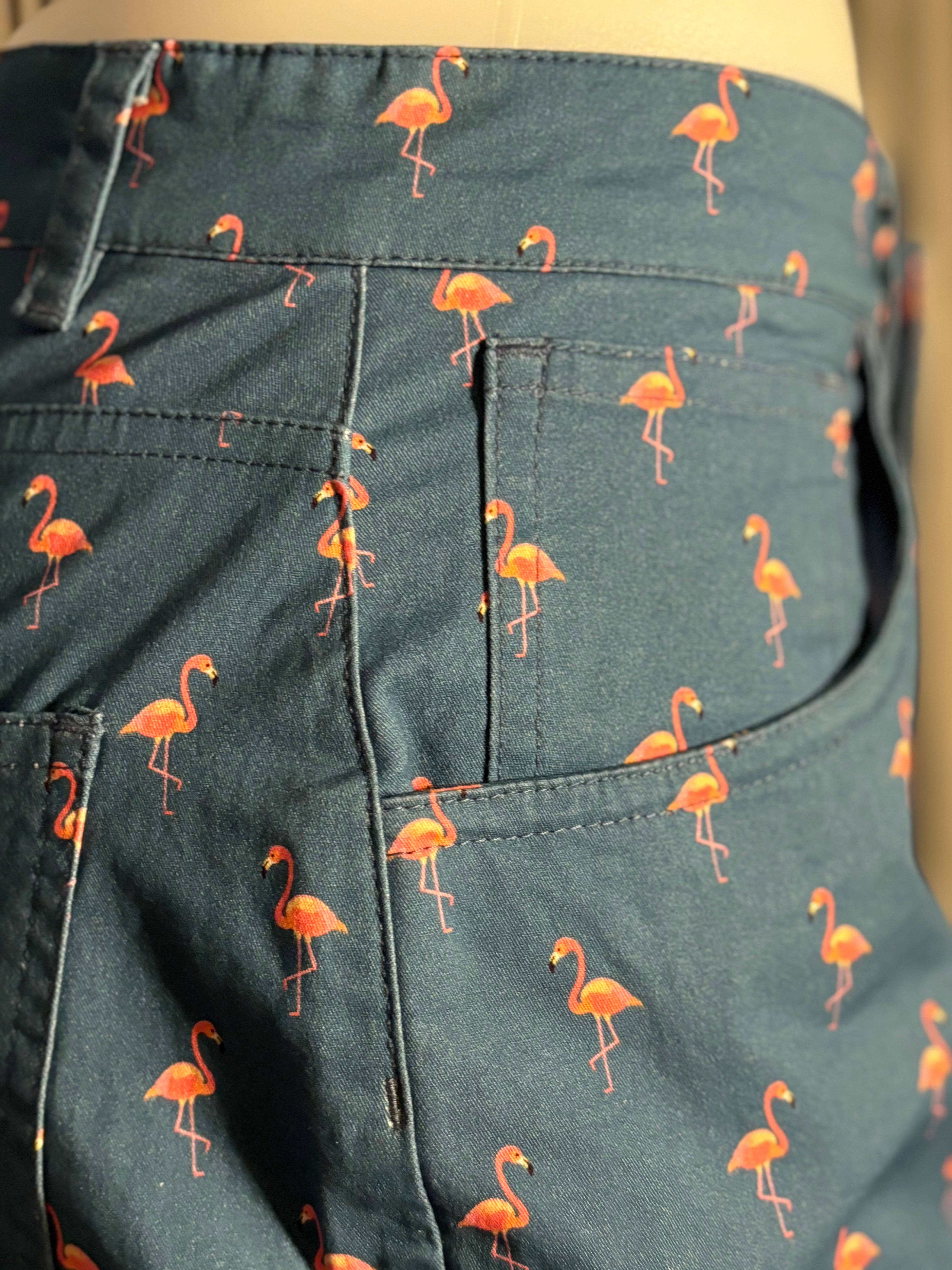 Palm Springs Short: Sapphire Flamingo