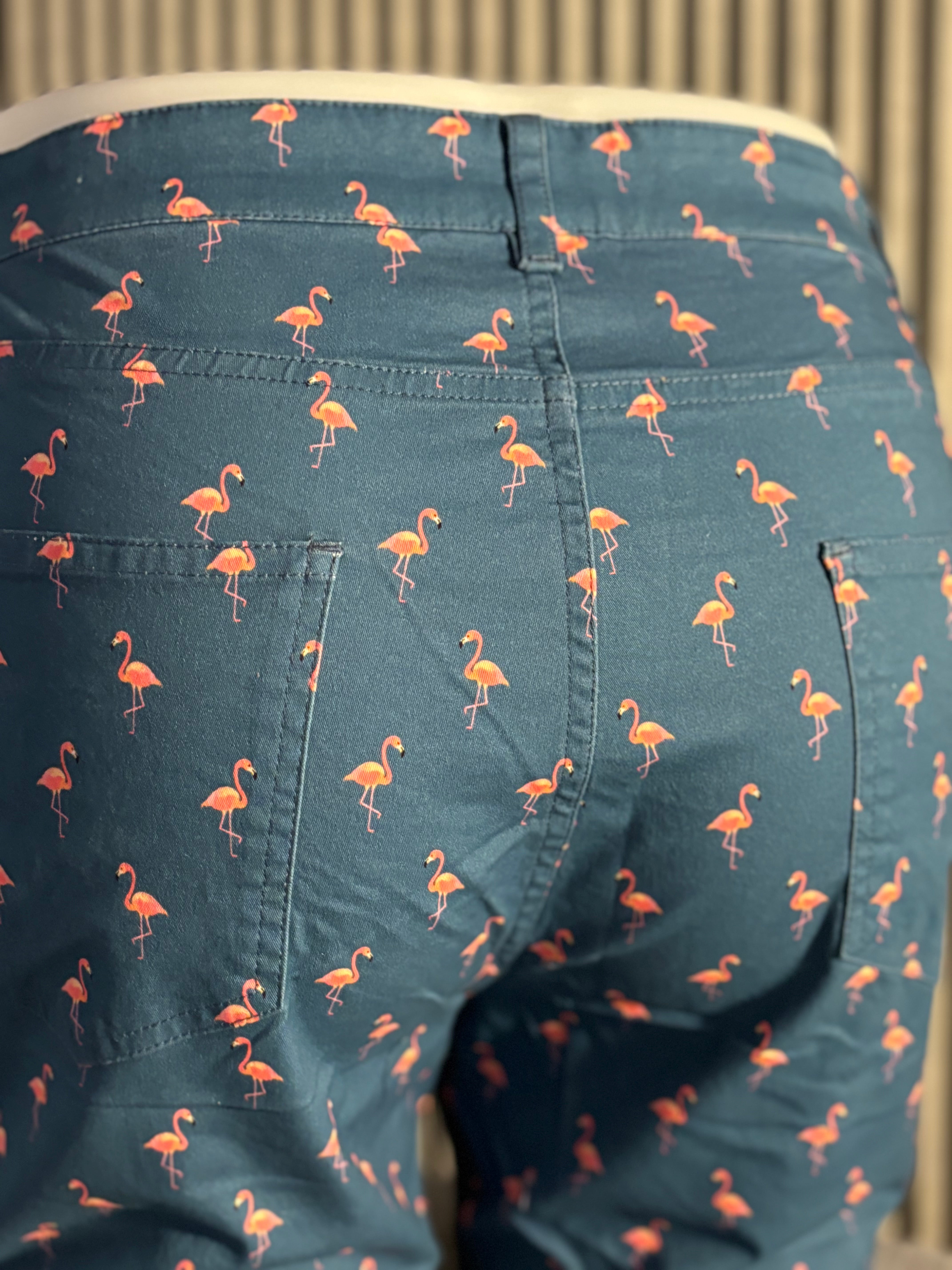 Palm Springs Short: Sapphire Flamingo