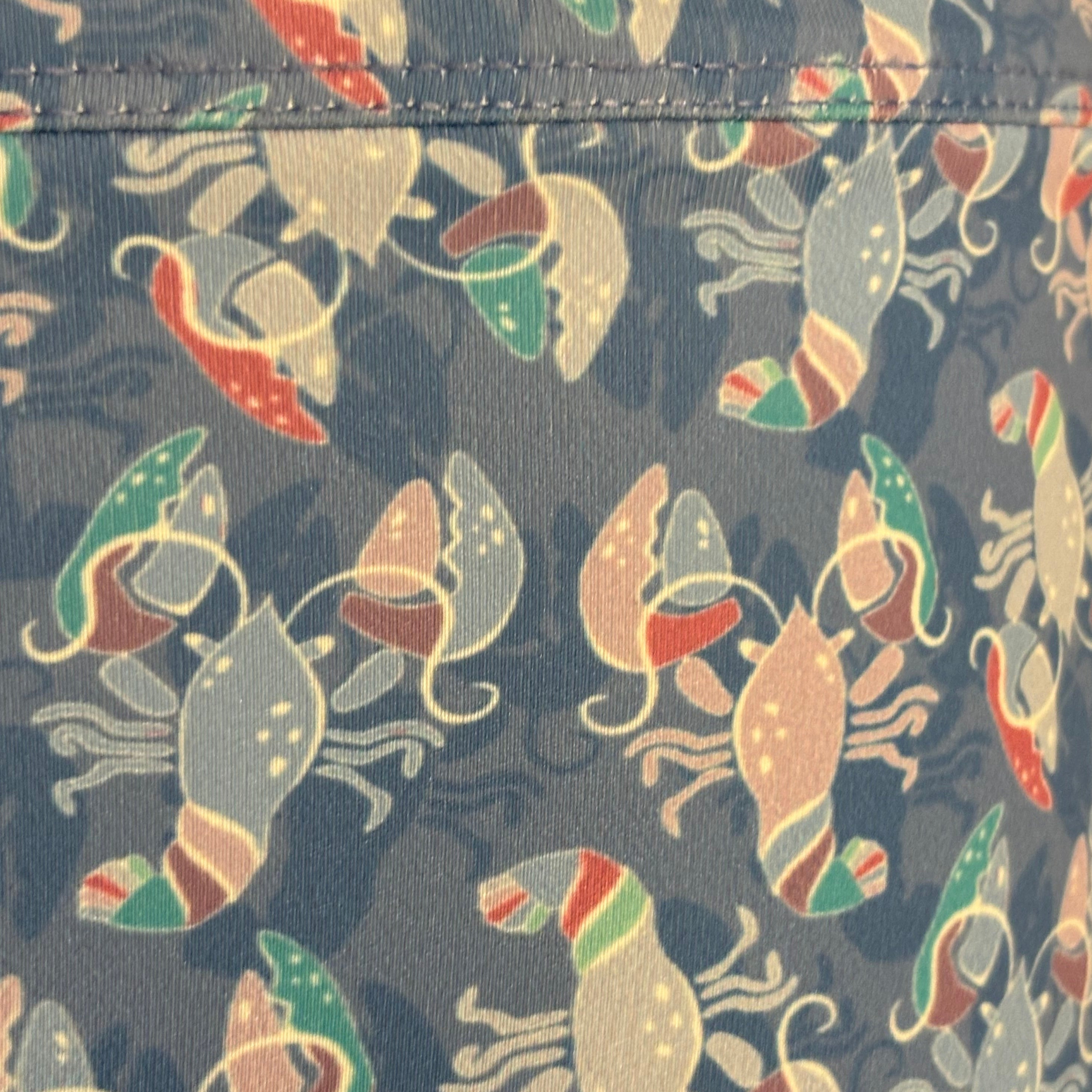 Chill Lobster Swim Trunk: Blue