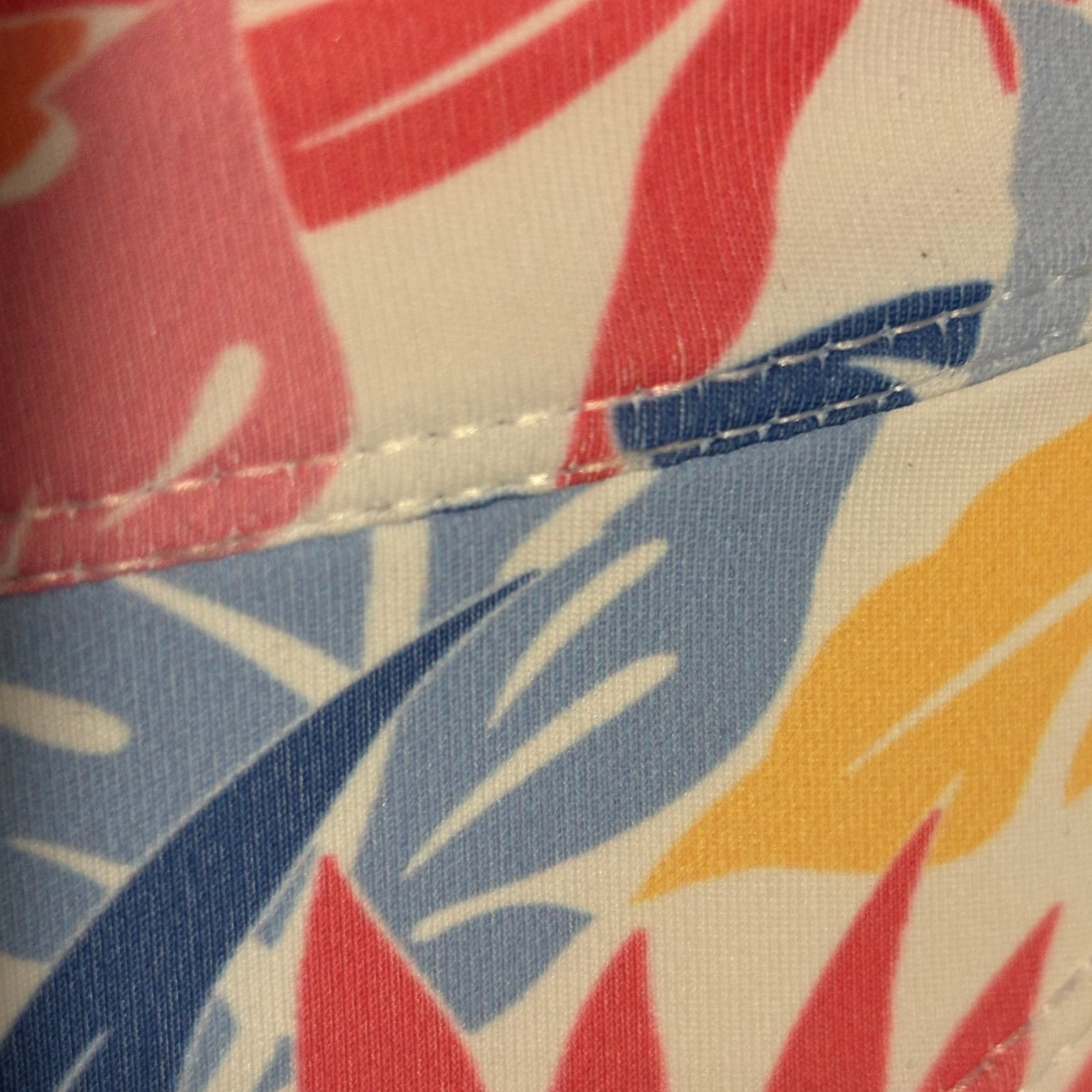 Tropical Leaves Swim Brief: White