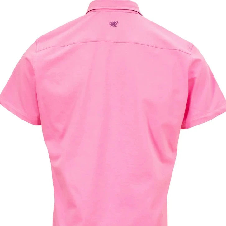Todd Knit Shirt S/S: Pink