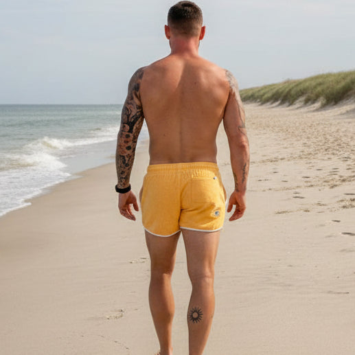 Vallarta Terry Short: Orange