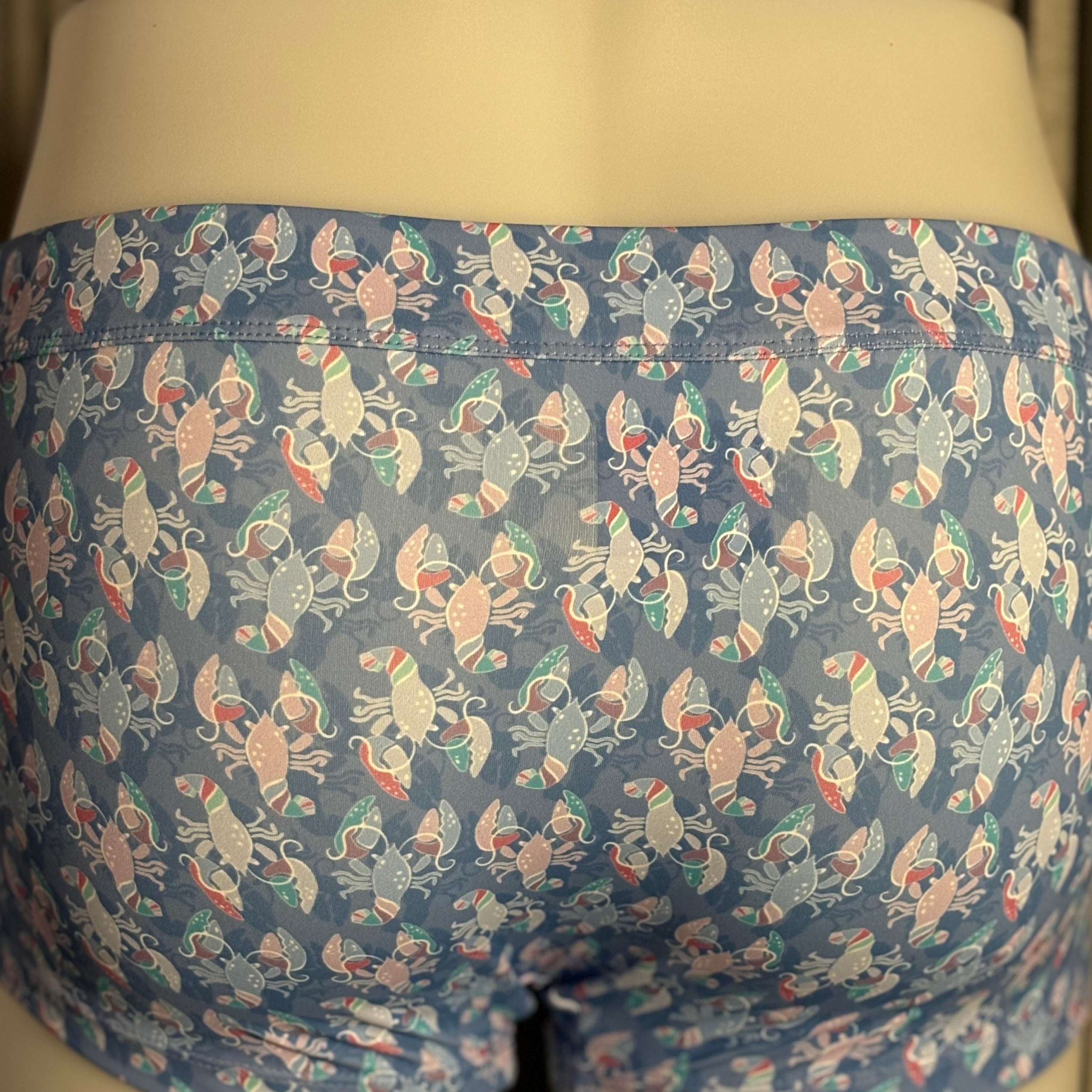 Chill Lobster Swim Trunk: Blue