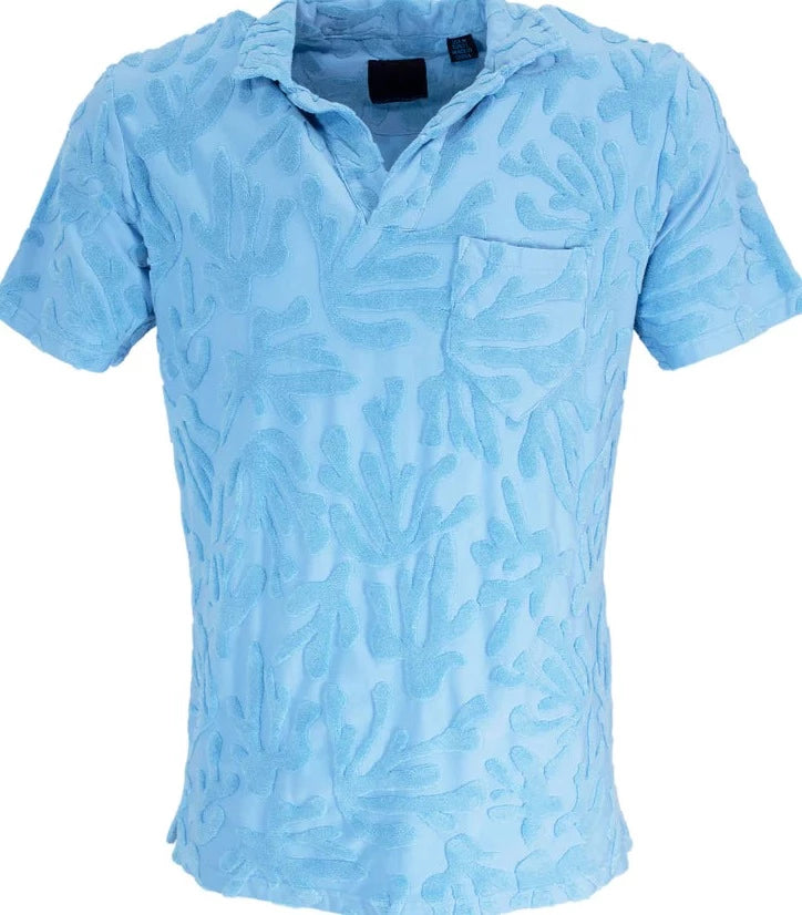 Johnny Coral Terry Polo S/S: Sky