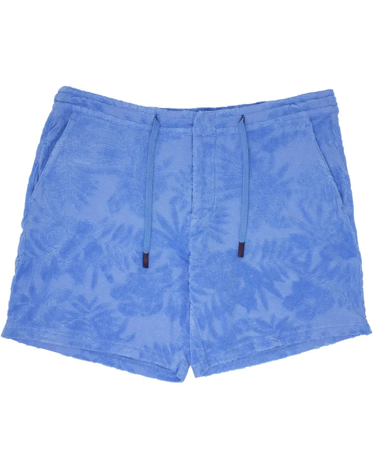 Sam Farm Floral Terry Short: Blue