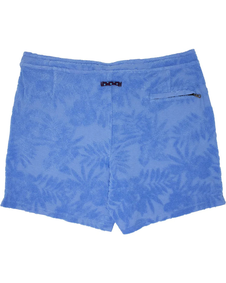 Sam Farm Floral Terry Short: Blue