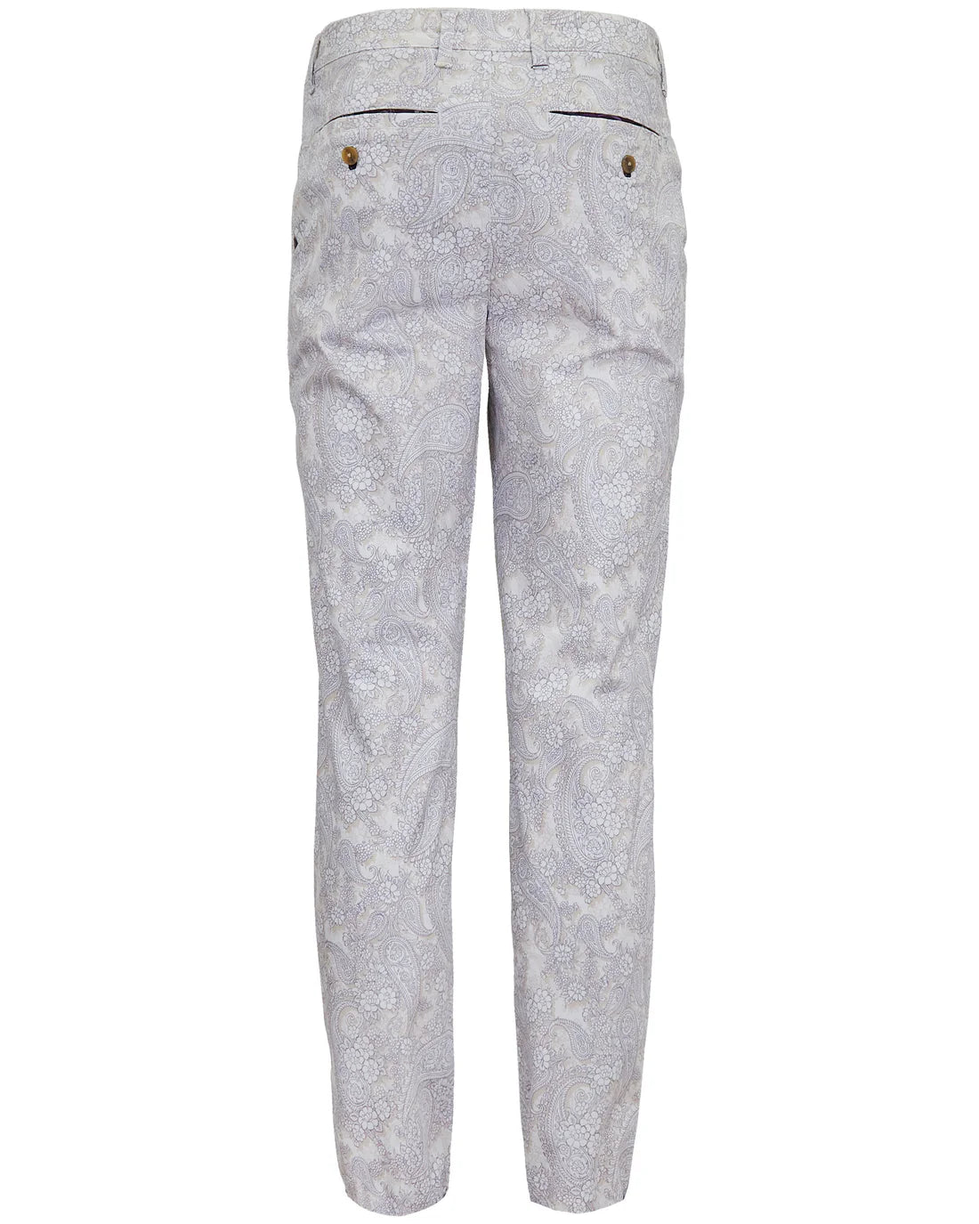 Jack Paisley Chino Pant: Ivory