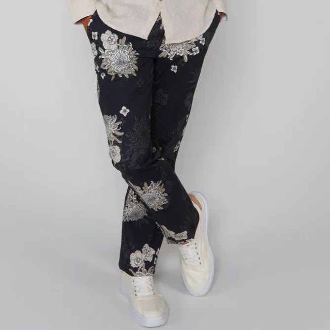 Charles Mumms Stretch Pant: Black