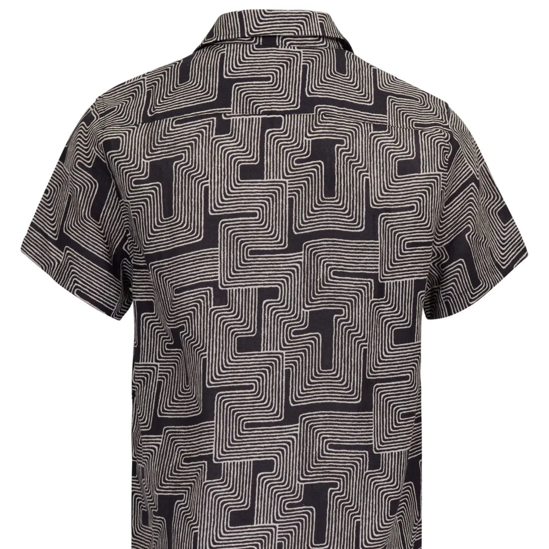 Landon Inter Twine Shirt S/S: Black