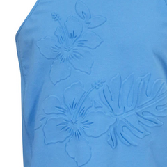 Tedford Floral Tank: Blue