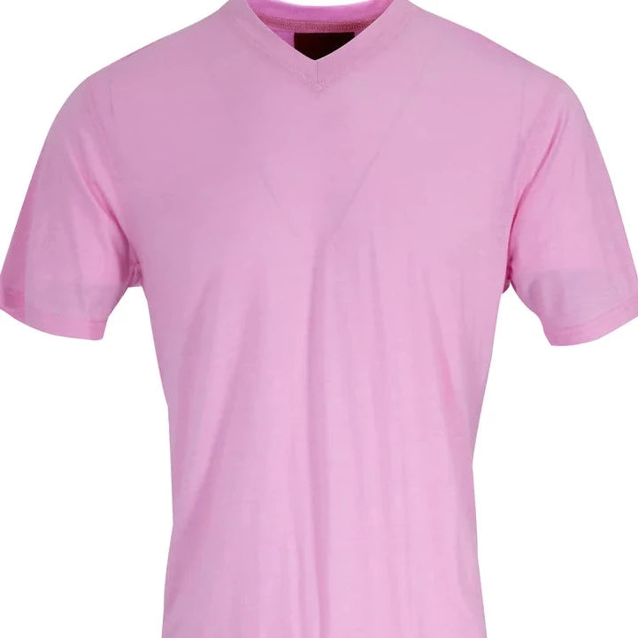 Victor V-Neck S/S: Pink