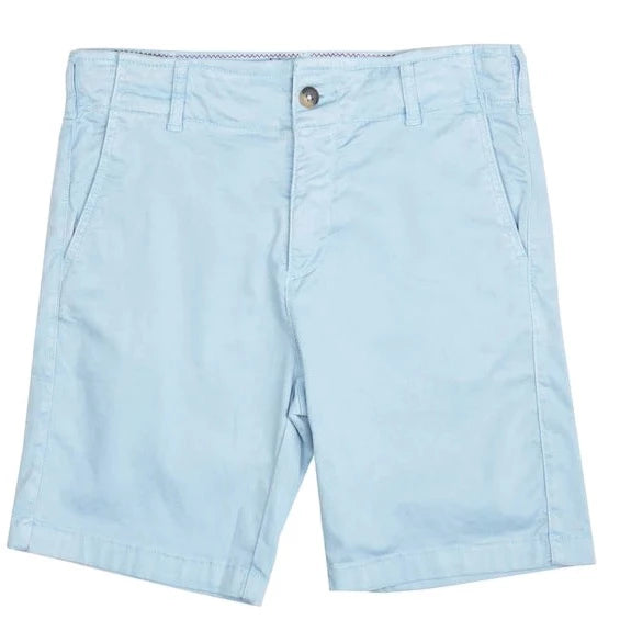 Como Stretch Chino Short:Pale Blue