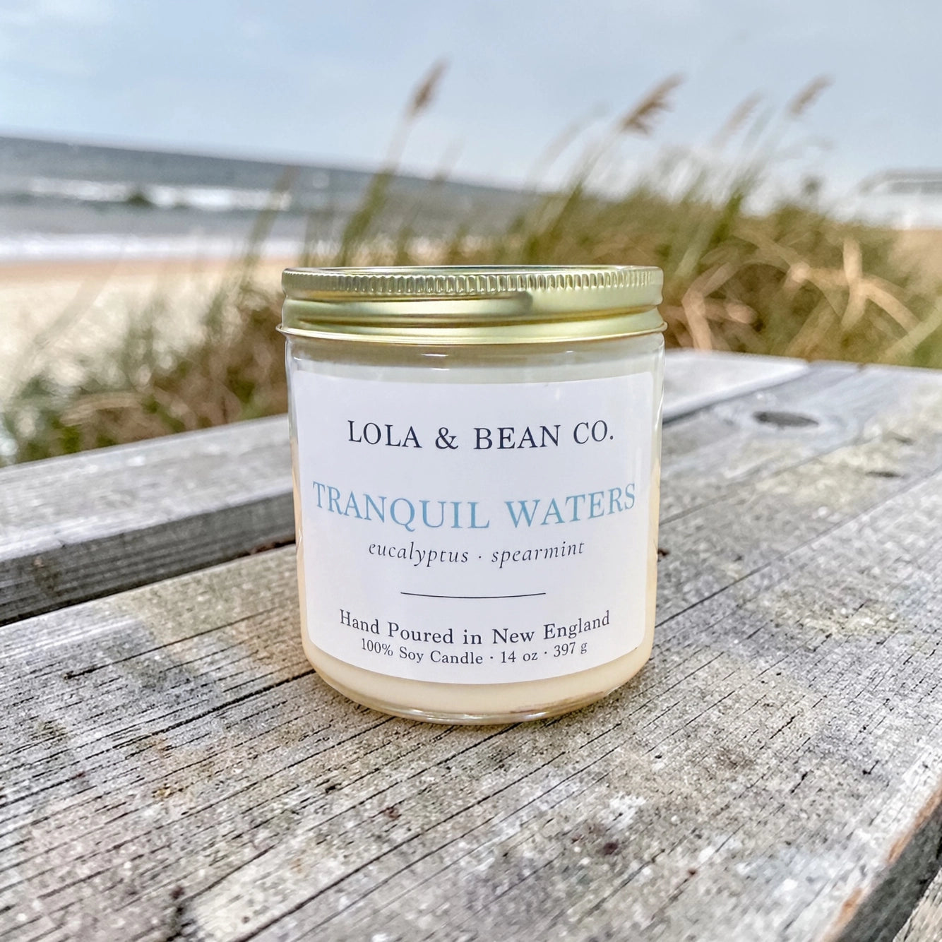 Costal Soy Candle: Tranquil Waters 7.5 oz.