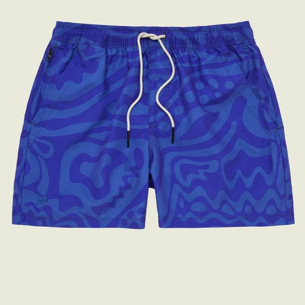 Rapture Swim Trunk: Blue