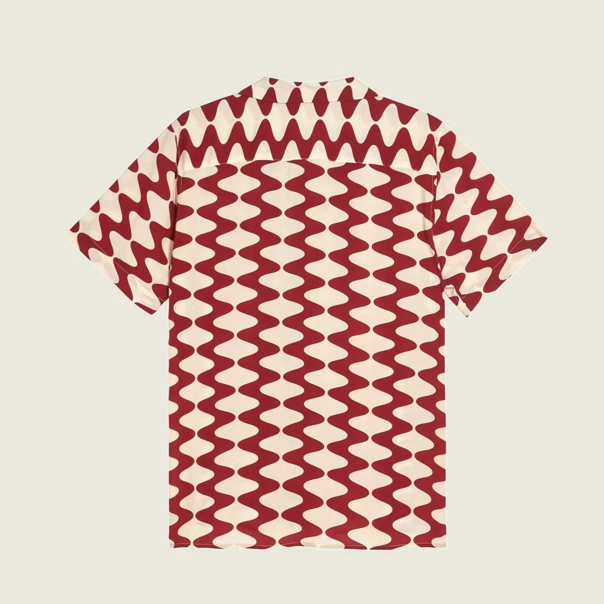 Big Lauda Shirt S/S: Rusty Red & Cream