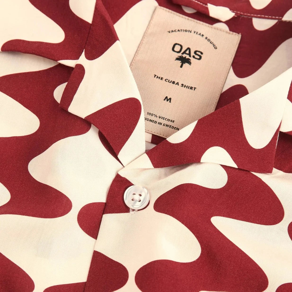 Big Lauda Shirt S/S: Rusty Red & Cream