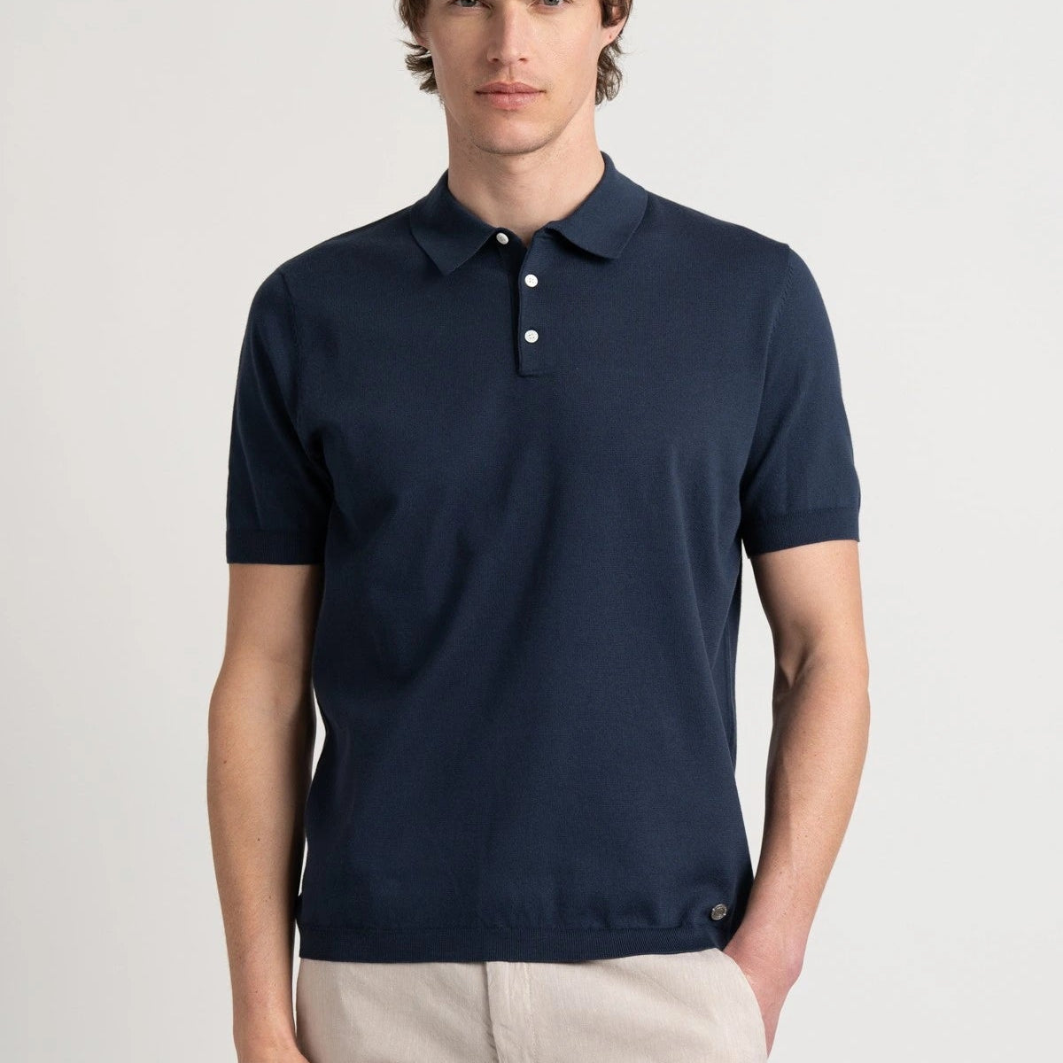 Angeli Polo S/S: Navy